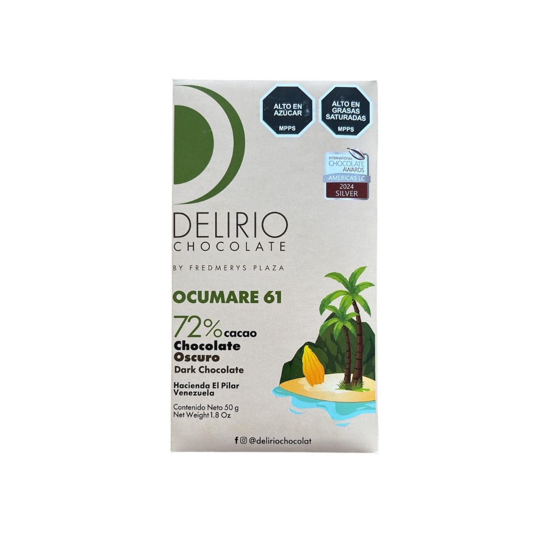 Delirio - Chocolat Noir 72_ Ocumare 61